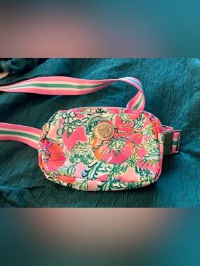 NEW Lilly Pulitzer PERFECT POPPY BELT BAG Waist Fanny Pack Cross Body Purse